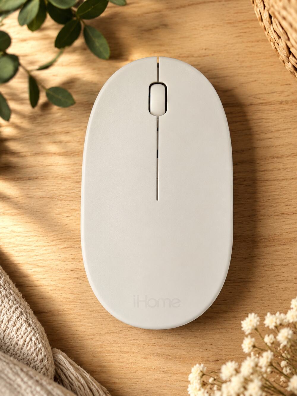 iHome iMac Wireless Laser Mouse (IMACM110W) No USB Receiver – Tested Power On